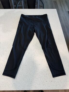 ZYIA Black Leggings with Side Pockets
